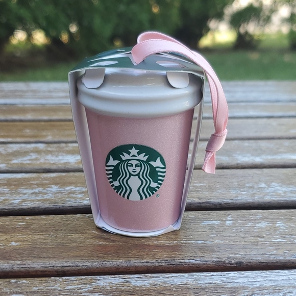 Starbucks Pink Glitter Christmas Ornament …